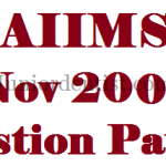 AIIMS november 2009 MDS/Dental solved question paper