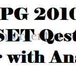 APPG 2010 MDS solved question paper