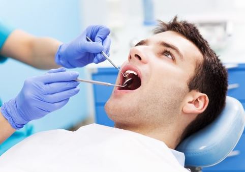 How are Dental points calculated for SSB medical health examination